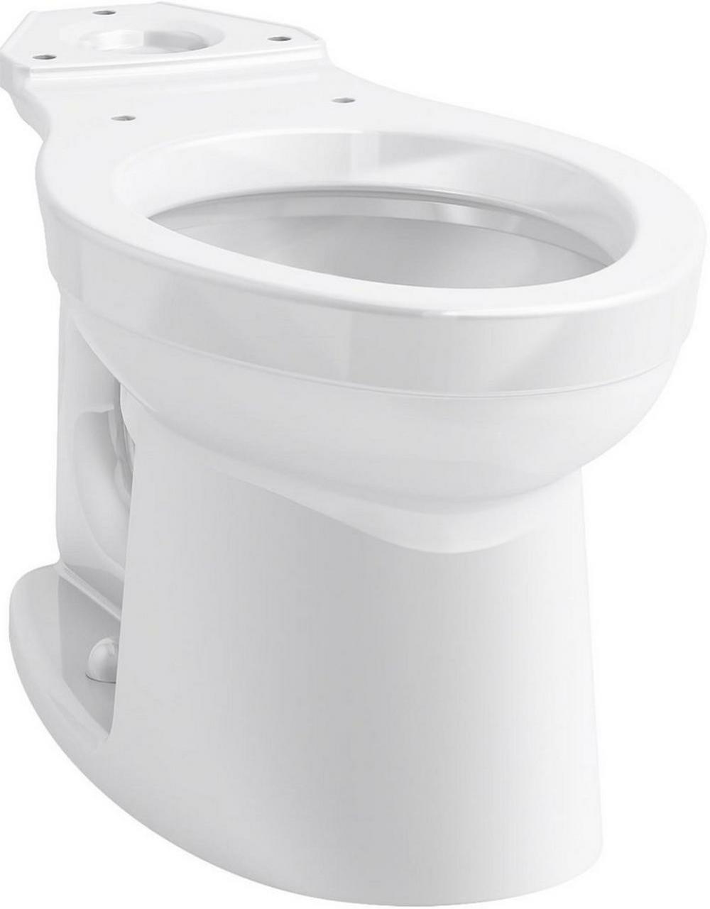 1.28 Gpf Elongated Floor Mount Toilet Bowl In White Commercial Toilets & Urinals White