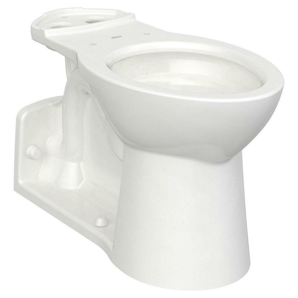 1.28 Gpf Elongated Floor Mount Two Piece Toilet Bowl In White Commercial Toilets & Urinals White