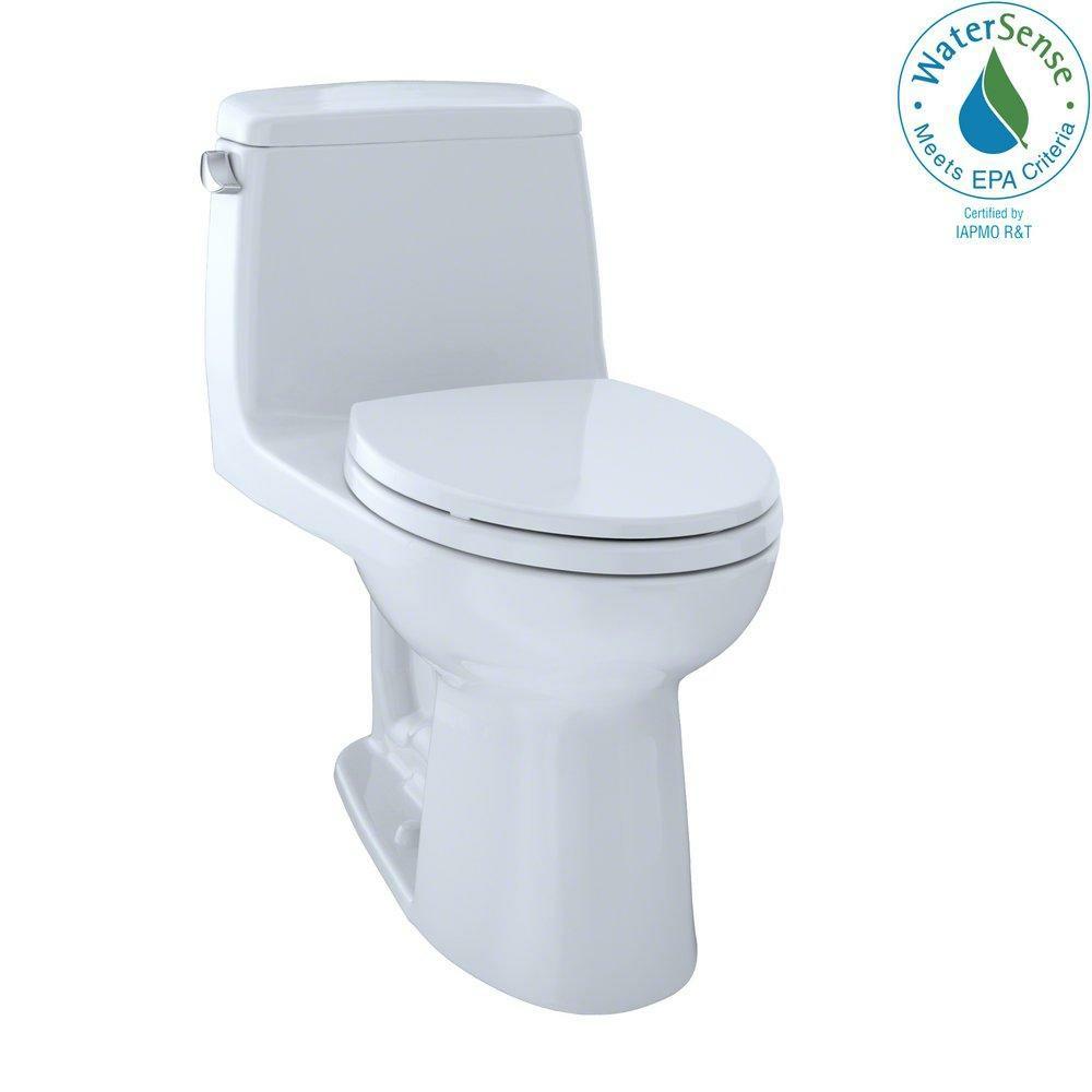 1.28 Gpf Elongated One Piece Toilet In Cotton Residential Toilets Cotton