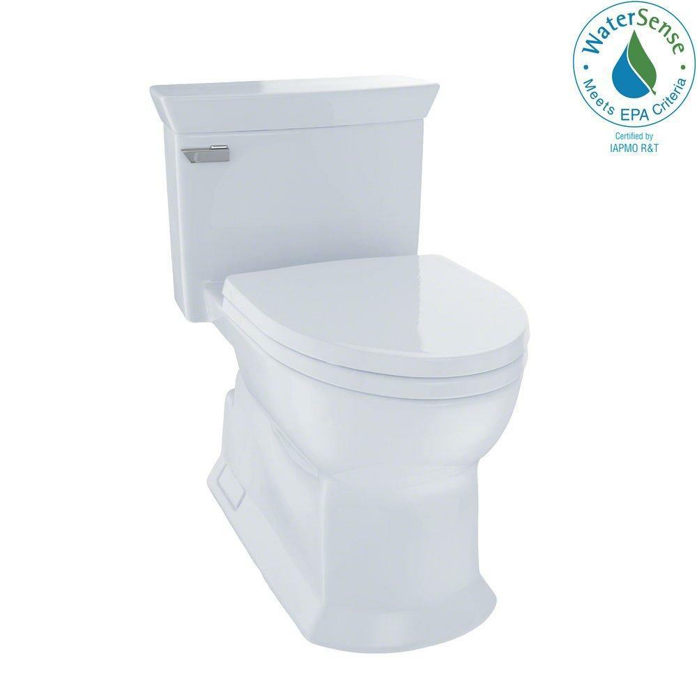 1.28 Gpf Elongated One Piece Toilet In Cotton Residential Toilets Cotton