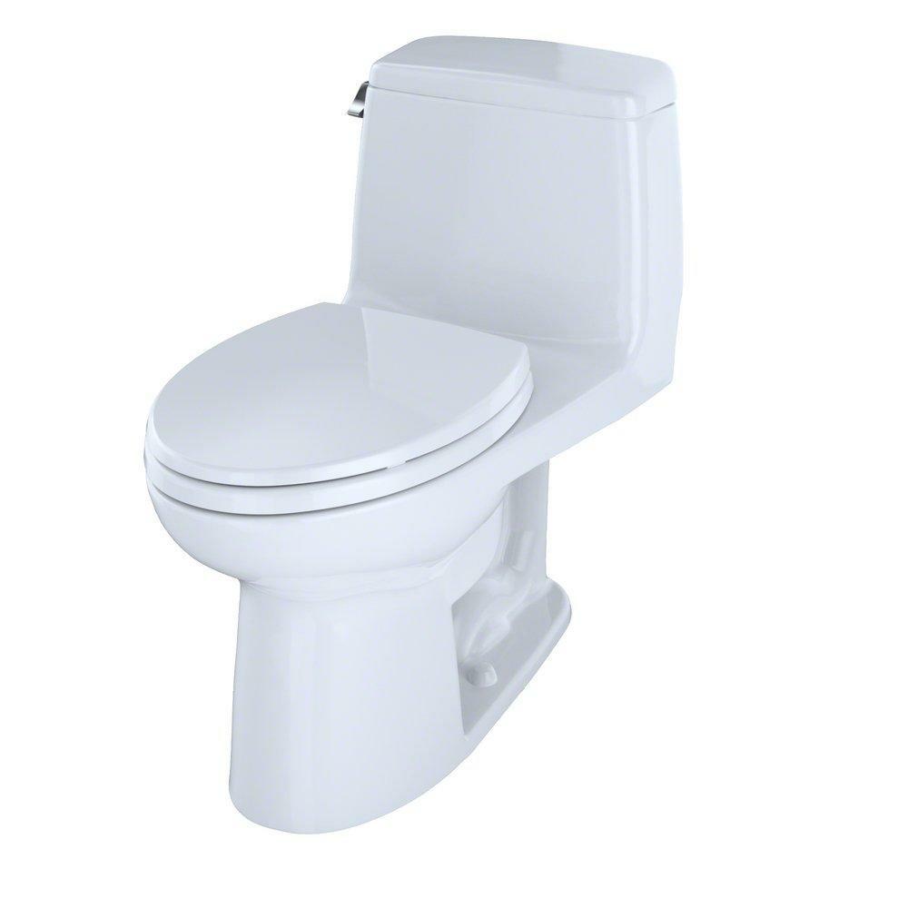 1.28 Gpf Elongated One Piece Toilet In Cotton Residential Toilets Cotton