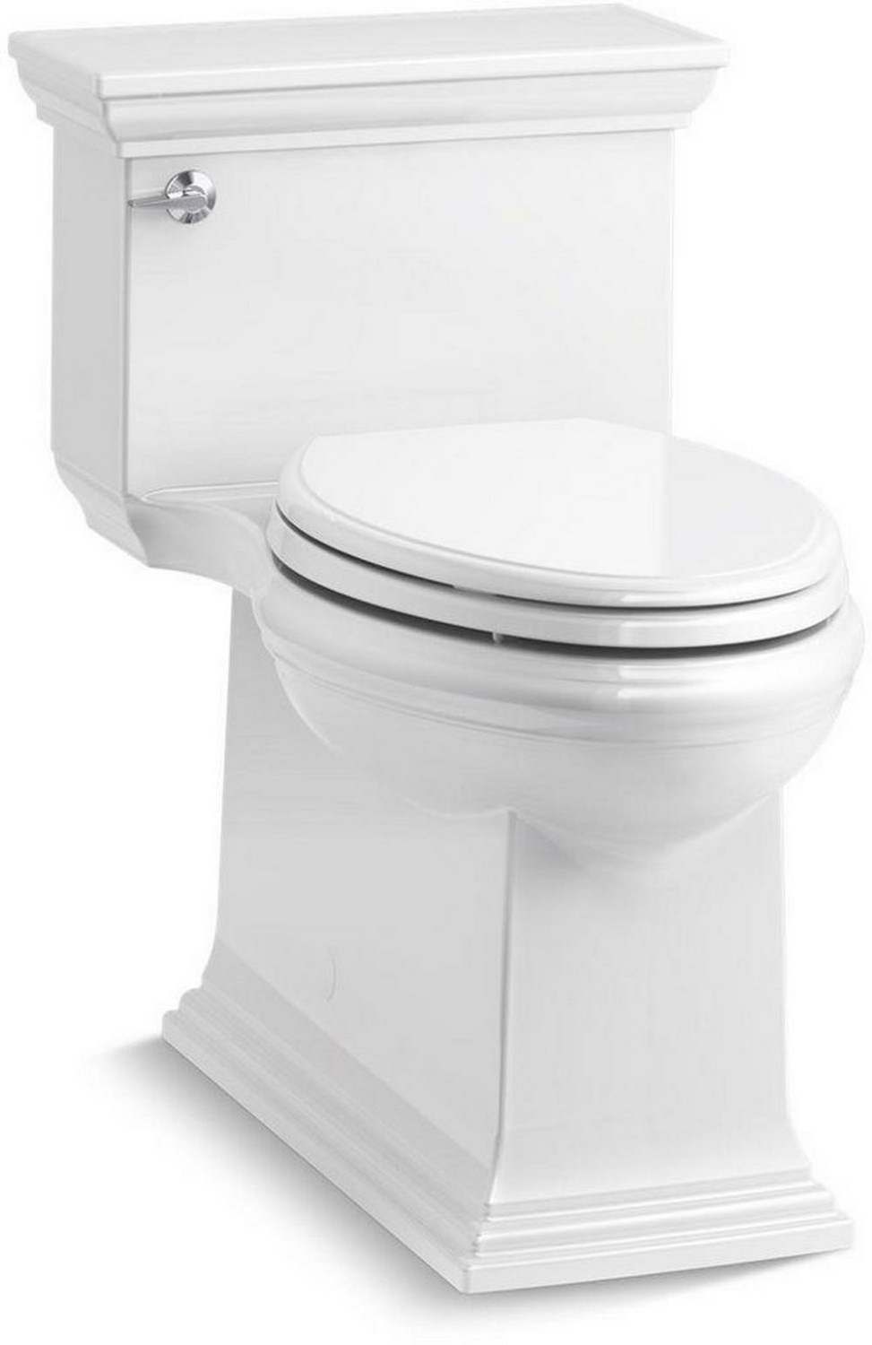 1.28 Gpf Elongated One Piece Toilet In White Residential Toilets White