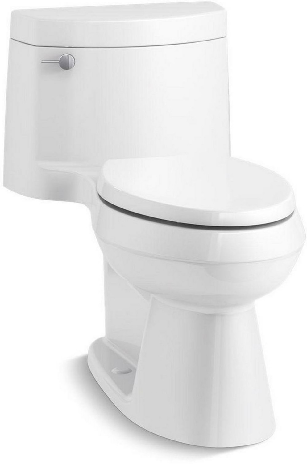 1.28 Gpf Elongated One Piece Toilet In White Residential Toilets White