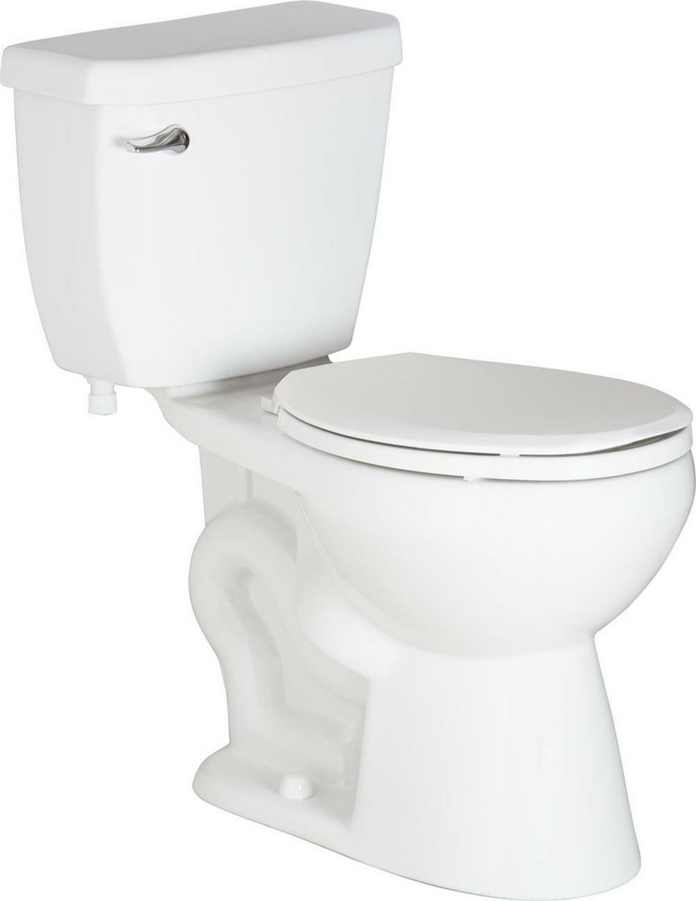 1.28 Gpf Round Two Piece Toilet In White Residential Toilets