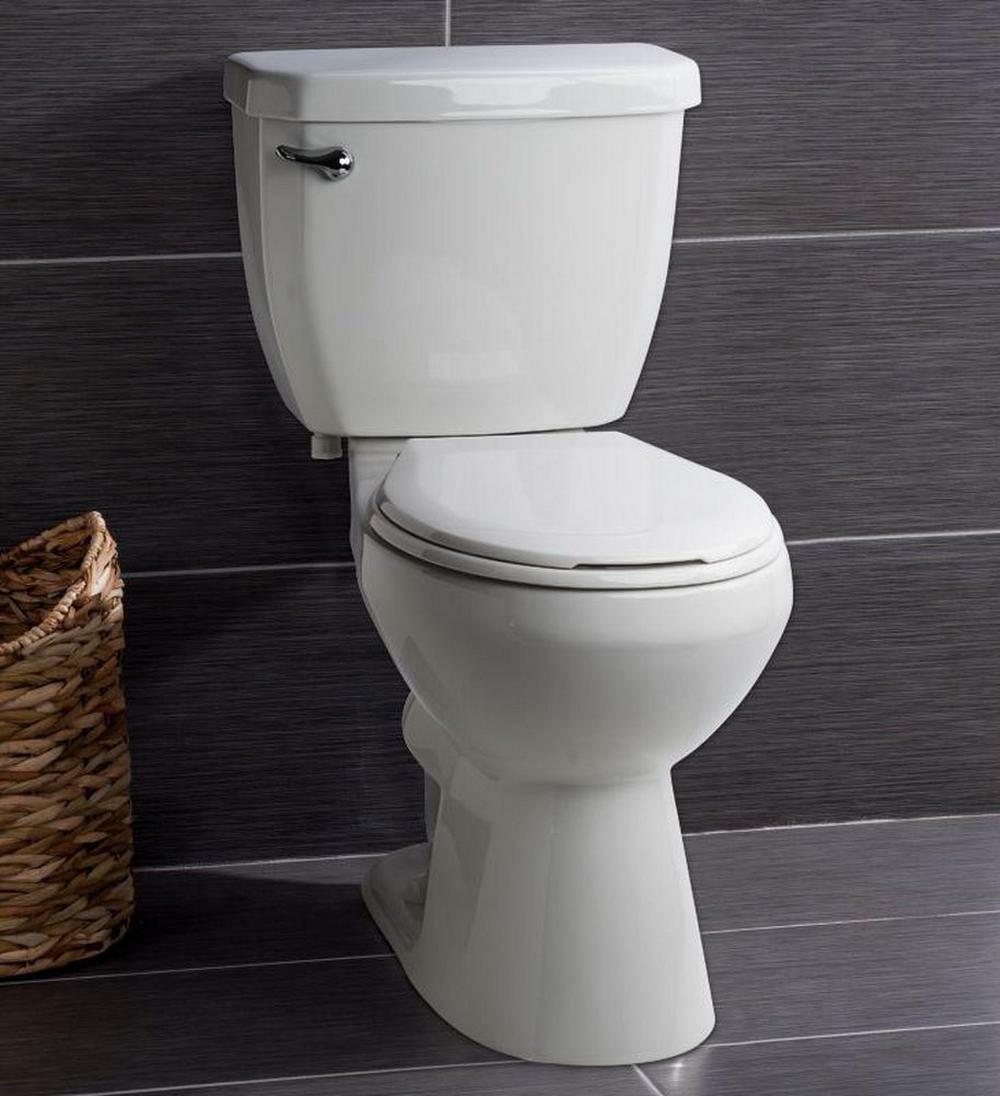 1.28 Gpf Round Two Piece Toilet In White Residential Toilets White