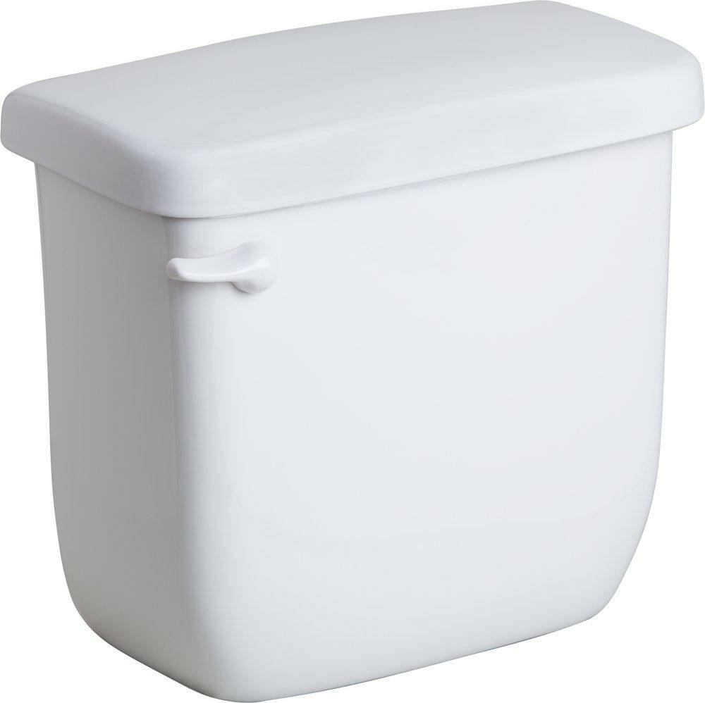 1.28 Gpf Toilet Tank In White With White Lever Residential Toilets White