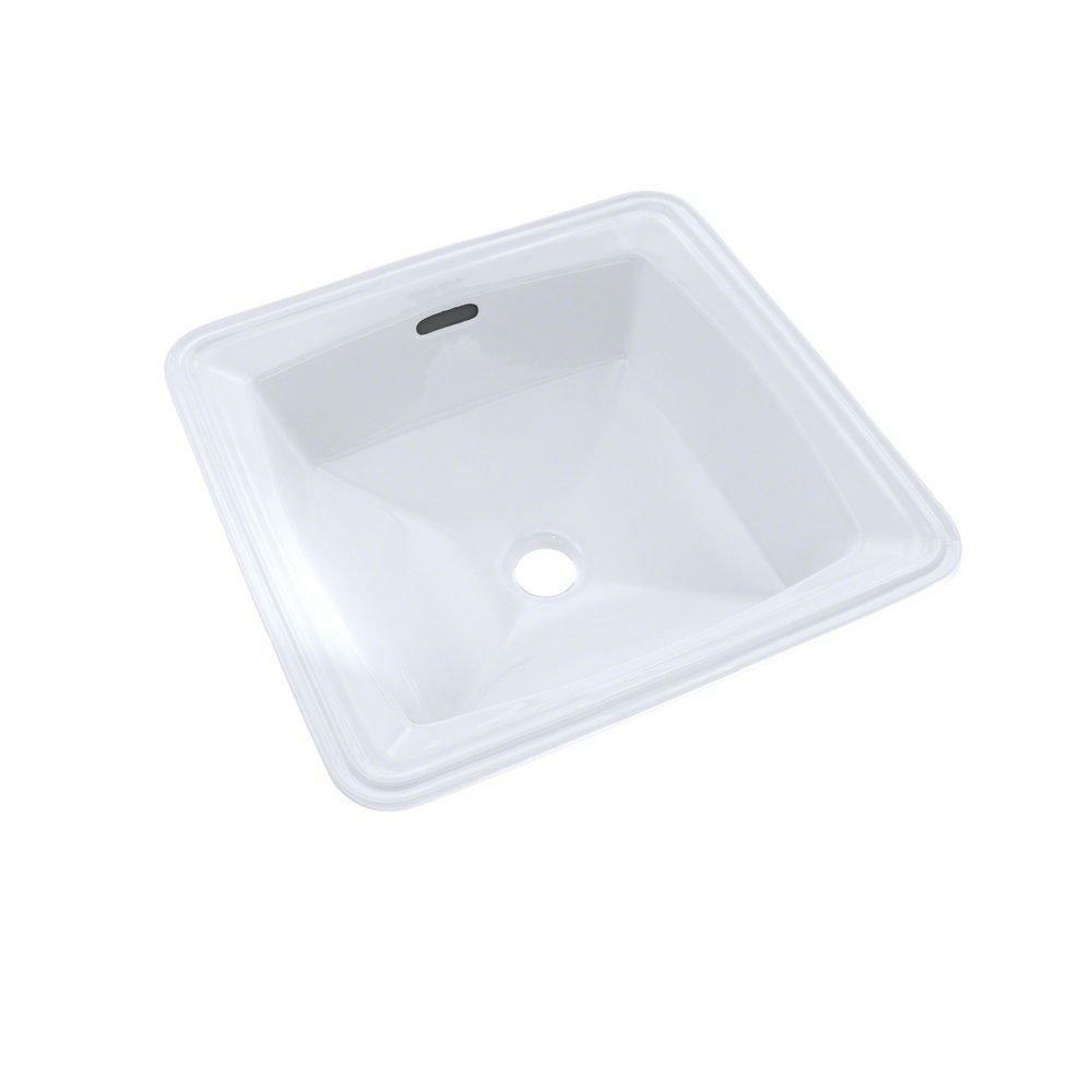 17 X 17 In. Square Undermount Bathroom Sink In Cotton Bathroom Sinks Cotton