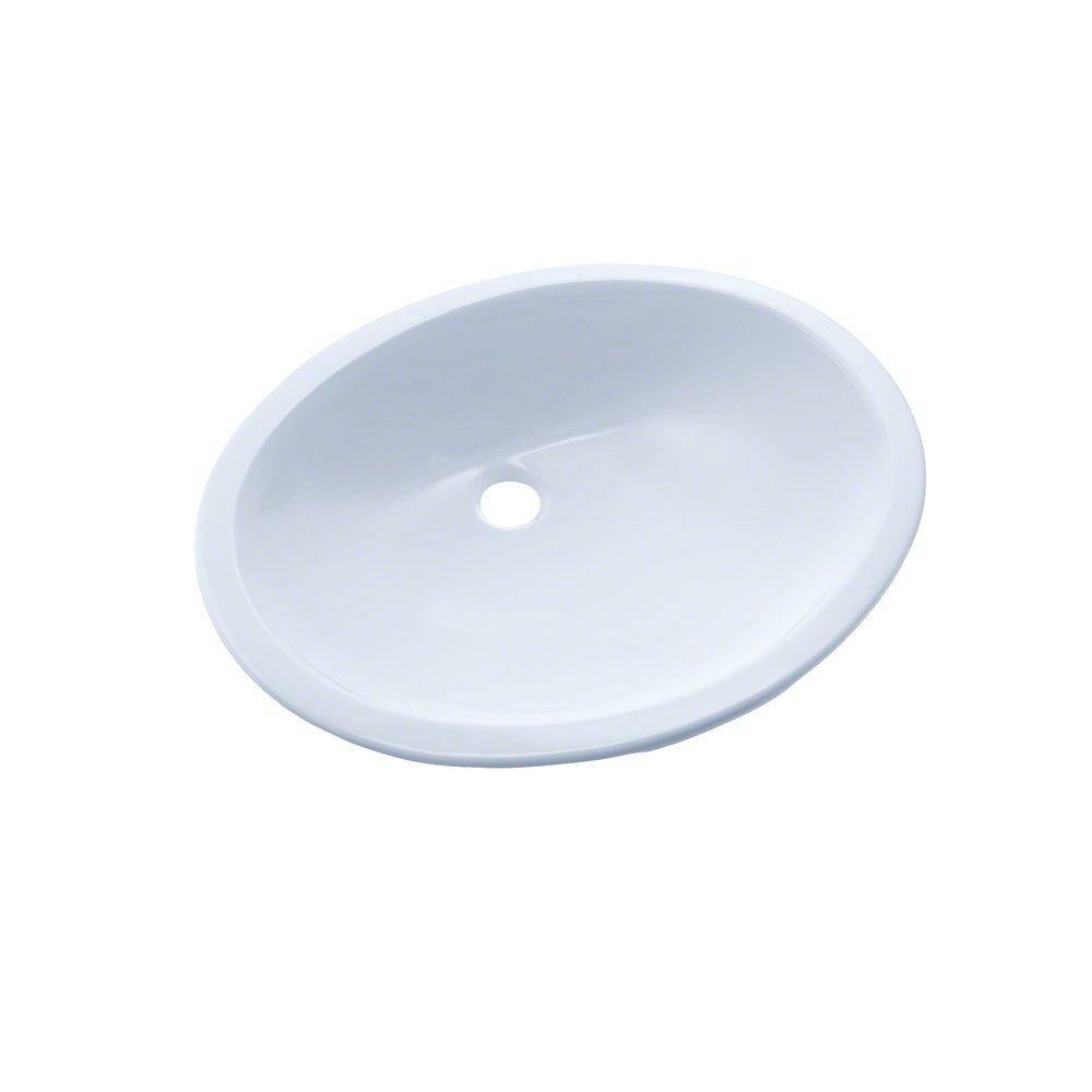 19-3/16 X 16-3/16 In. Oval Undermount Bathroom Sink In Cotton Bathroom Sinks Cotton