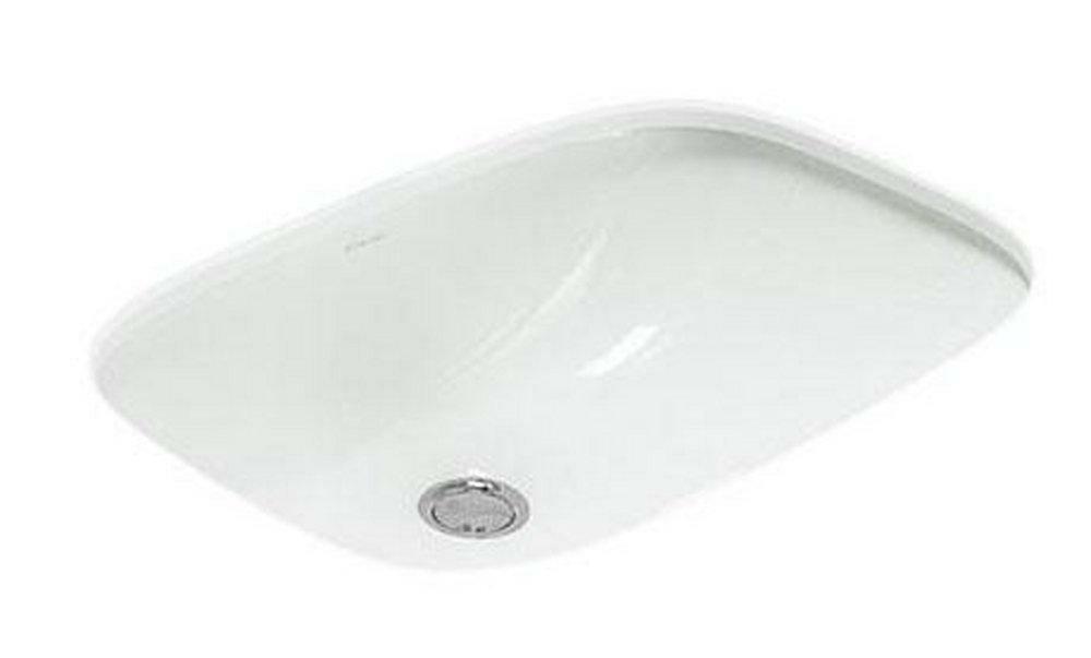 20-3/16 X 14-3/8 In. Rectangular Undermount Bathroom Sink In White Bathroom Sinks White