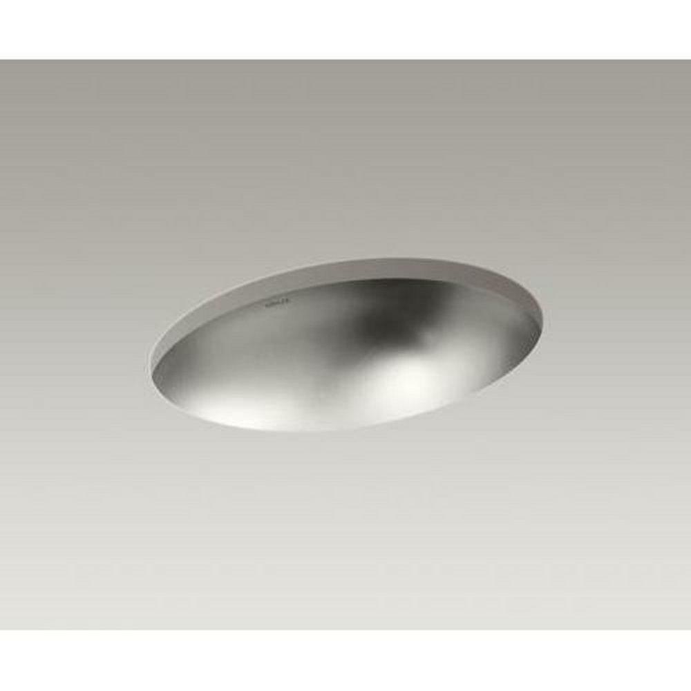 23-1/8 X 15-1/4 In. Oval Undermount Bathroom Sink In Satin Bathroom Sinks Satin