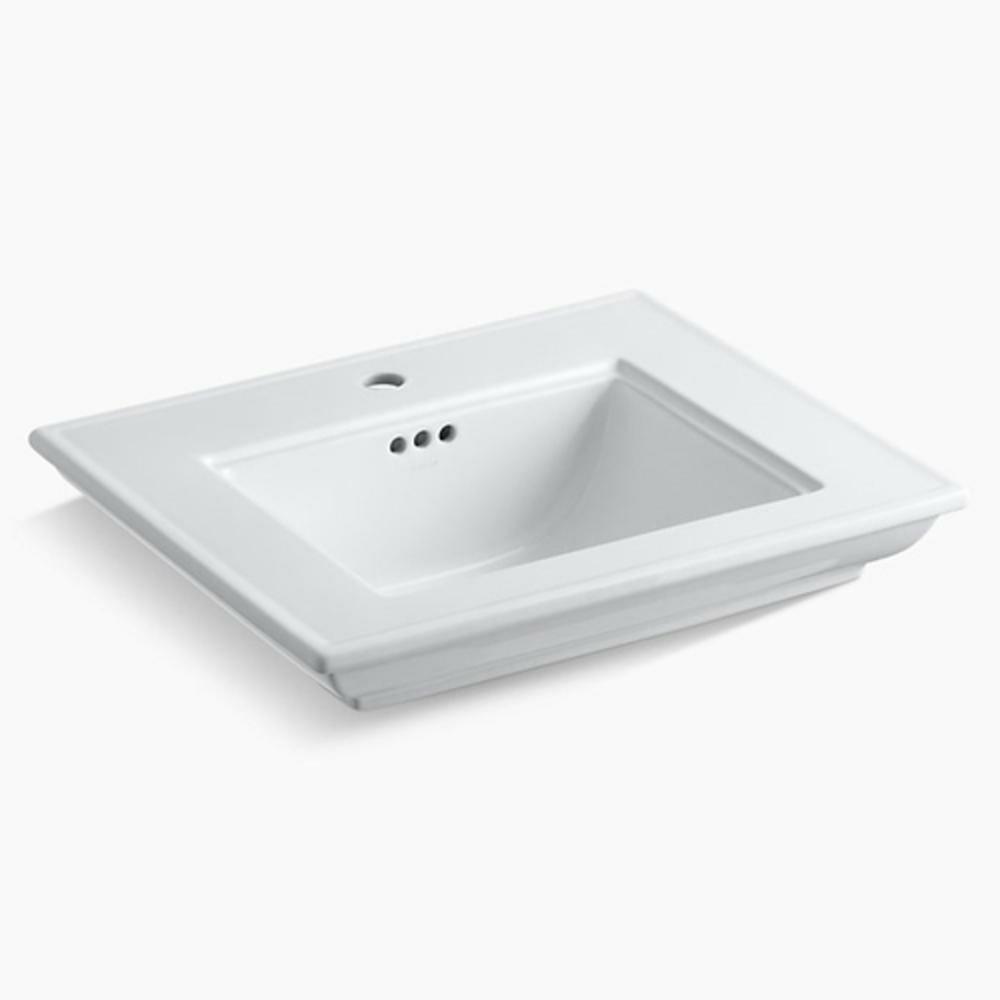 24-1/2 X 20-1/2 In. Rectangular Dual Mount Bathroom Sink In White Bathroom Sinks White