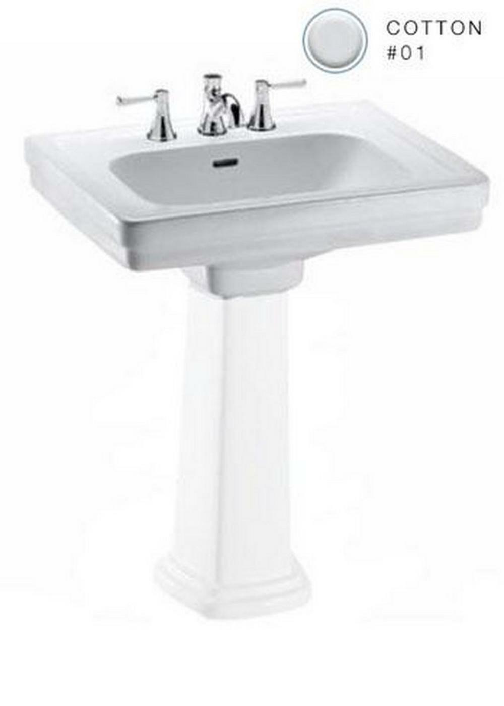 24 X 19 4 Pedestal Lavatory Only Provincial Cottage Bathroom Sinks