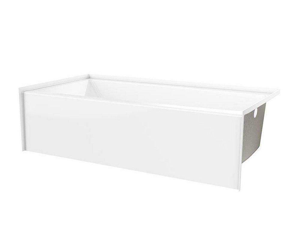 60 X 31 In. Soaker Alcove Bathtub Right Drain In White Alcove Bathtubs White