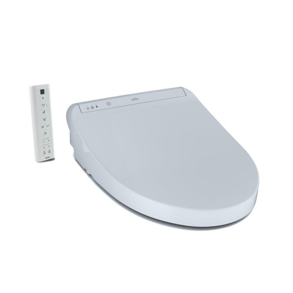 Elongated Closed Front With Cover Bidet In Cotton White Toilet Seat & Bidet Seats Cotton White