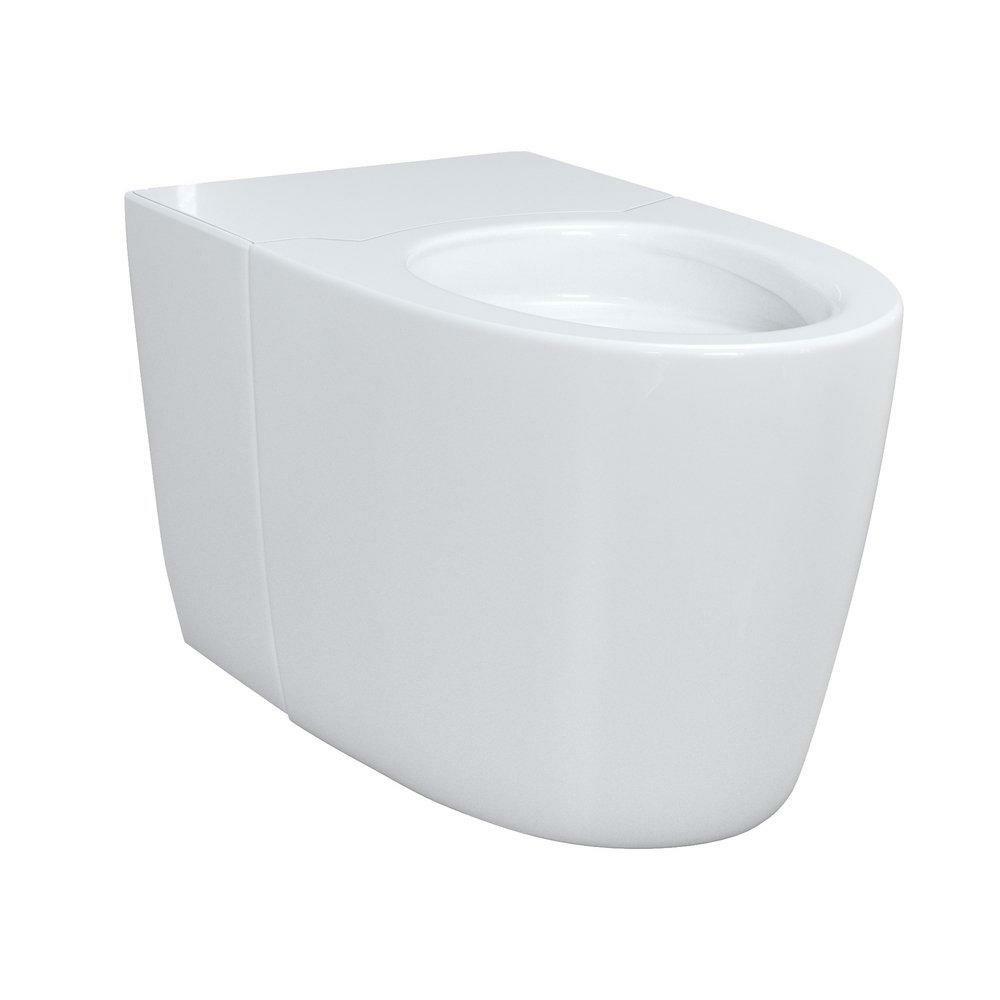 Elongated Toilet Bowl In Cotton Residential Toilets