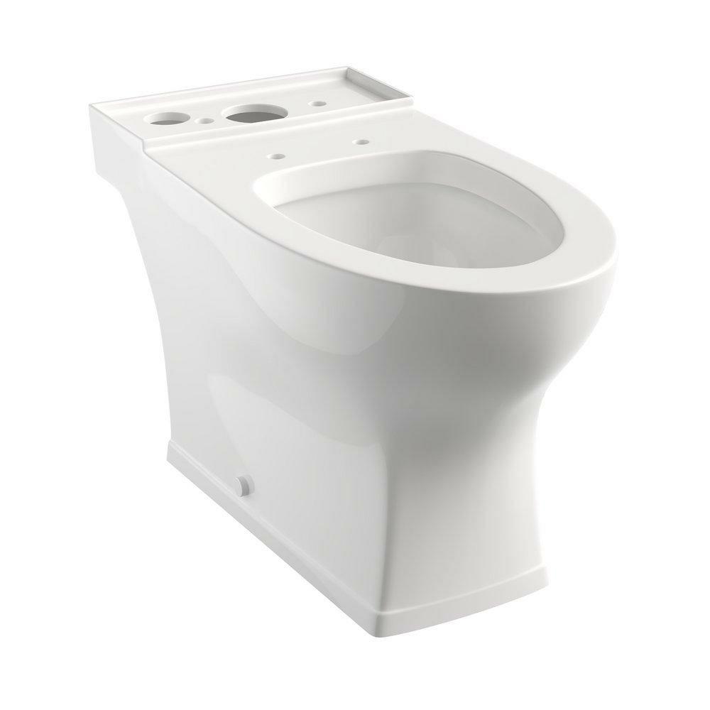 Elongated Toilet Bowl In White Residential Toilets White