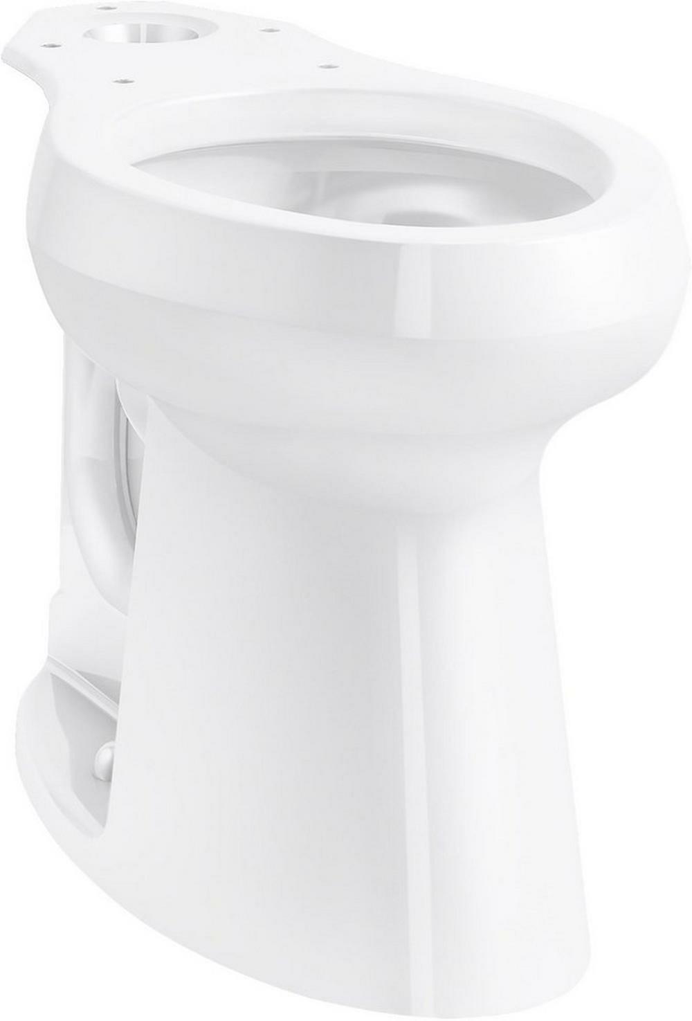 Elongated Toilet Bowl In White Residential Toilets White