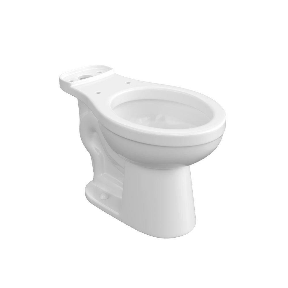 Elongated Toilet Bowl In White Residential Toilets White