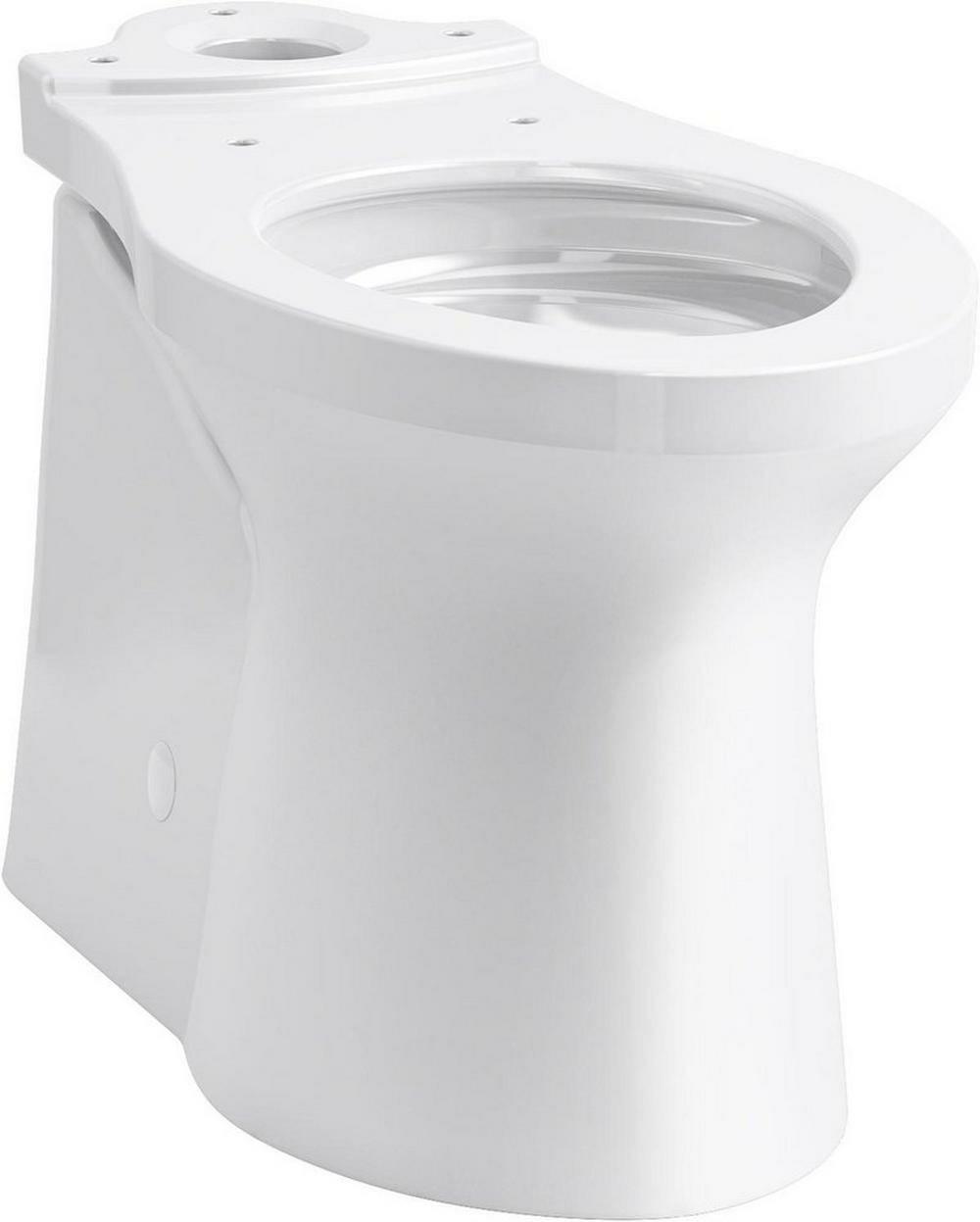 Elongated Toilet Bowl In White Residential Toilets White