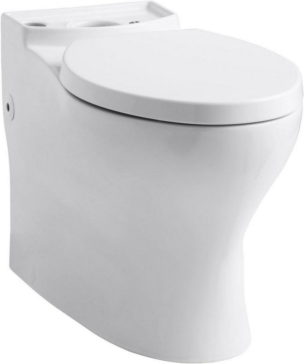 Elongated Toilet Bowl In White Residential Toilets White