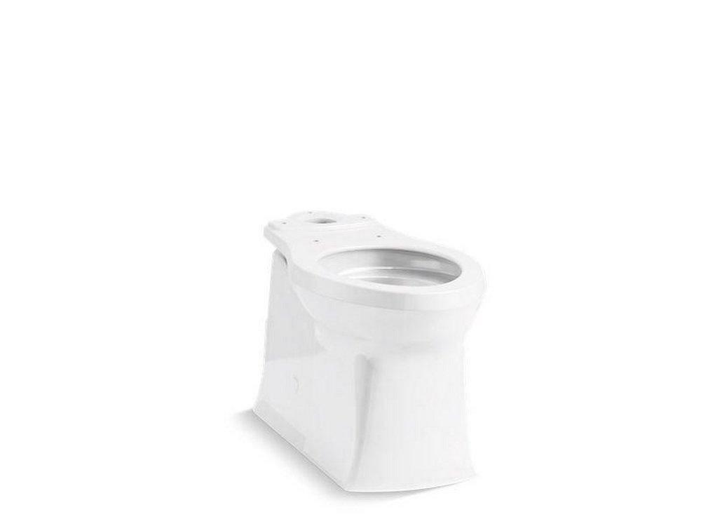 Elongated Toilet Bowl In White Residential Toilets White