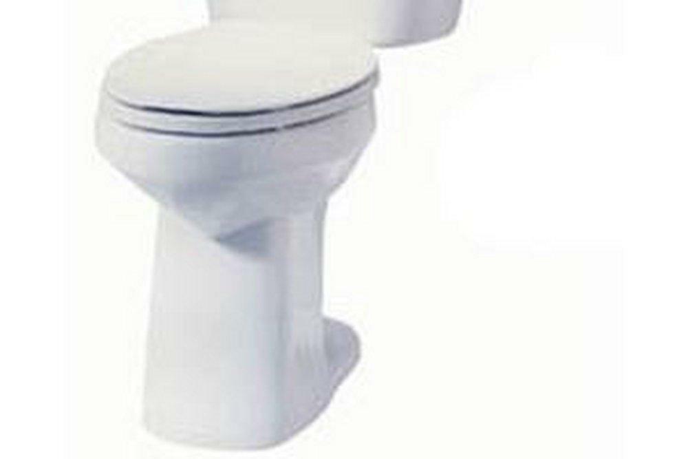 Elongated Toilet Bowl In White Residential Toilets White