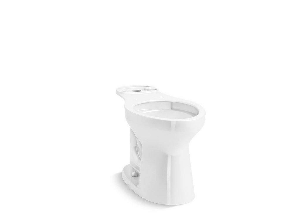 Elongated Toilet Bowl In White Residential Toilets White