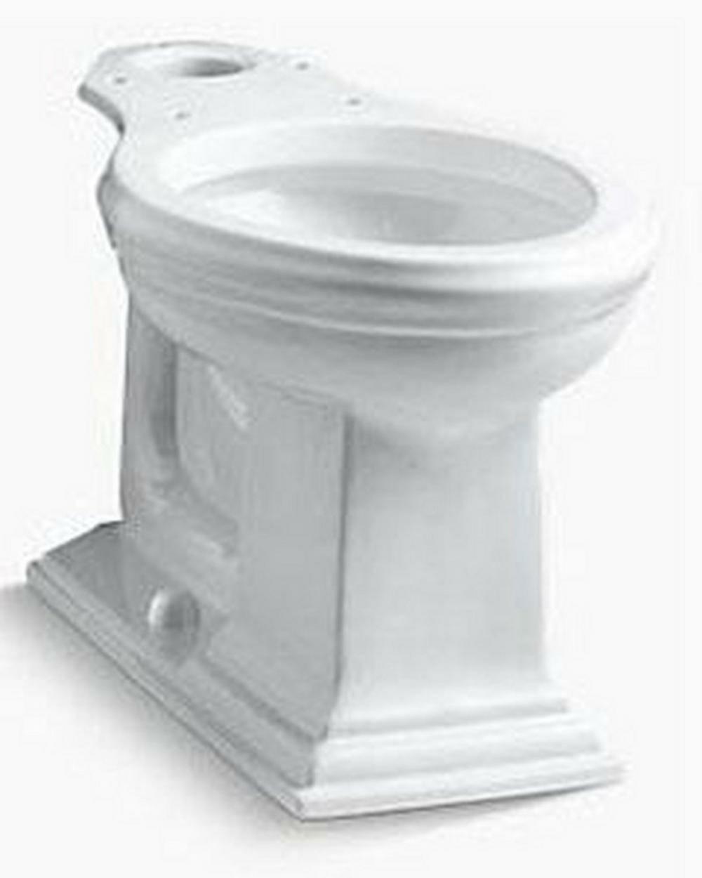 Elongated Toilet Bowl In White Residential Toilets White