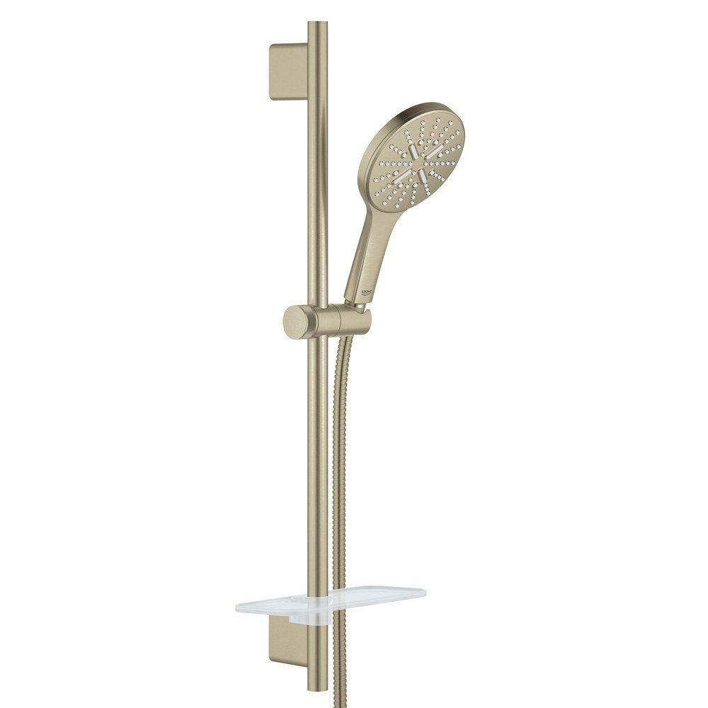 Multi Function Hand Shower In Brushed Nickel Bathroom Faucets Brushed Nickel