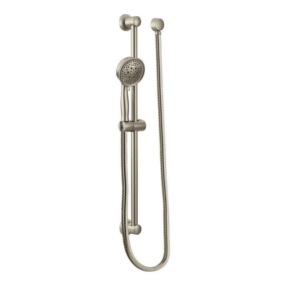 Multi Function Hand Shower In Brushed Nickel Bathroom Faucets Brushed Nickel