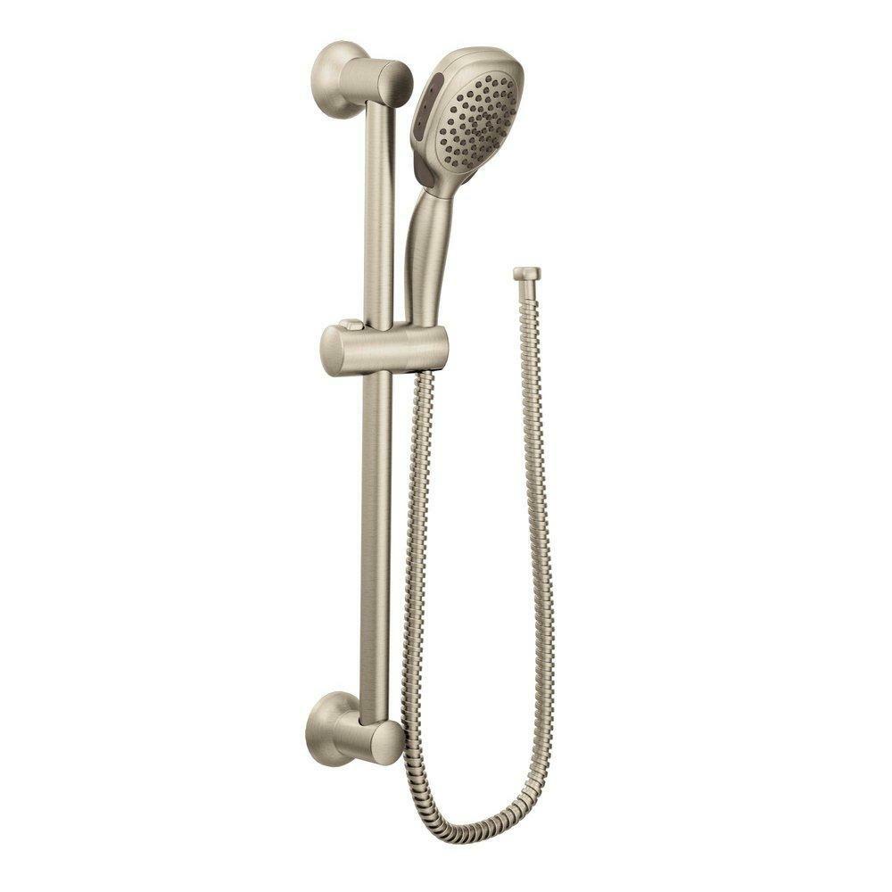 Multi Function Hand Shower In Brushed Nickel Bathroom Faucets Brushed Nickel