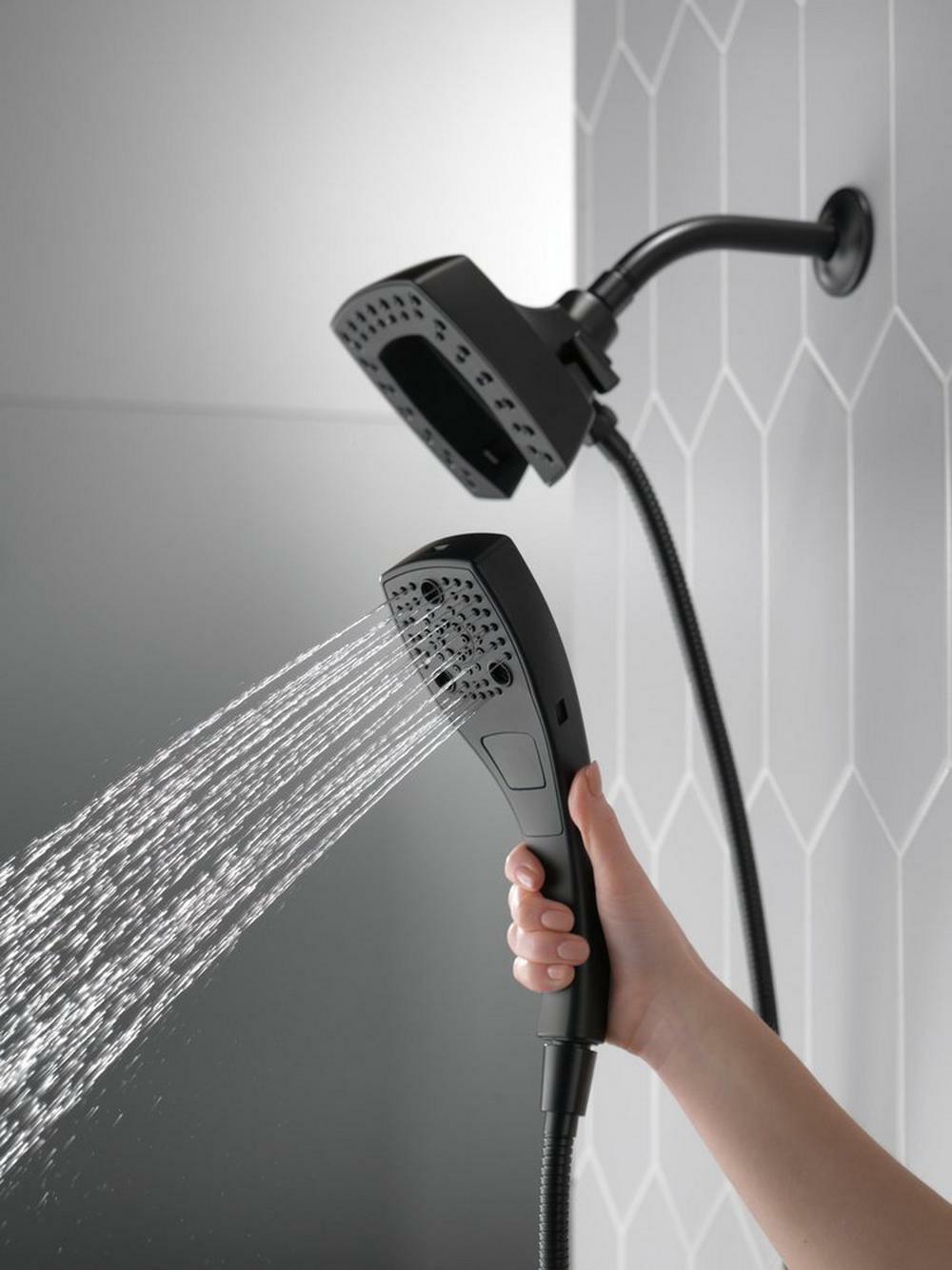 Multi Function Hand Shower In Matte Black Bathroom Faucets Matte Black