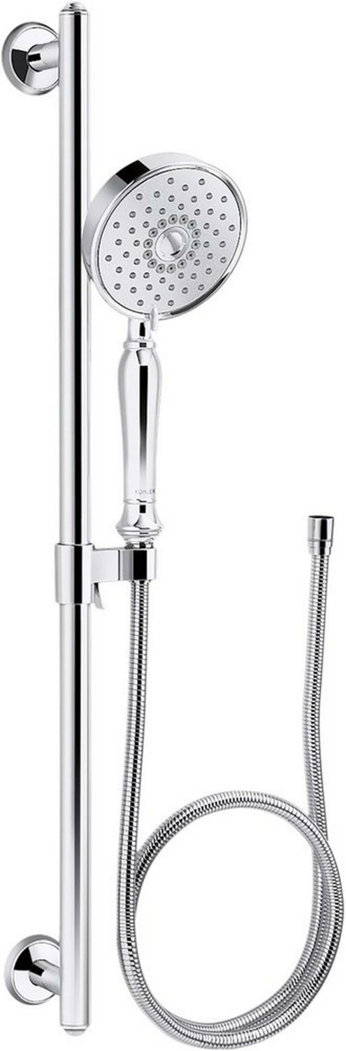 Multi Function Hand Shower In Polished Chrome Bathroom Faucets Polished Chrome