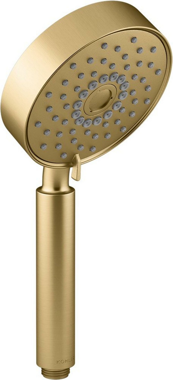 Multi Function Hand Shower In Vibrant® Brushed Moderne Brass (Shower Hose Sold Separately) Bathroom Faucets Vibrant Brushed Moderne Brass