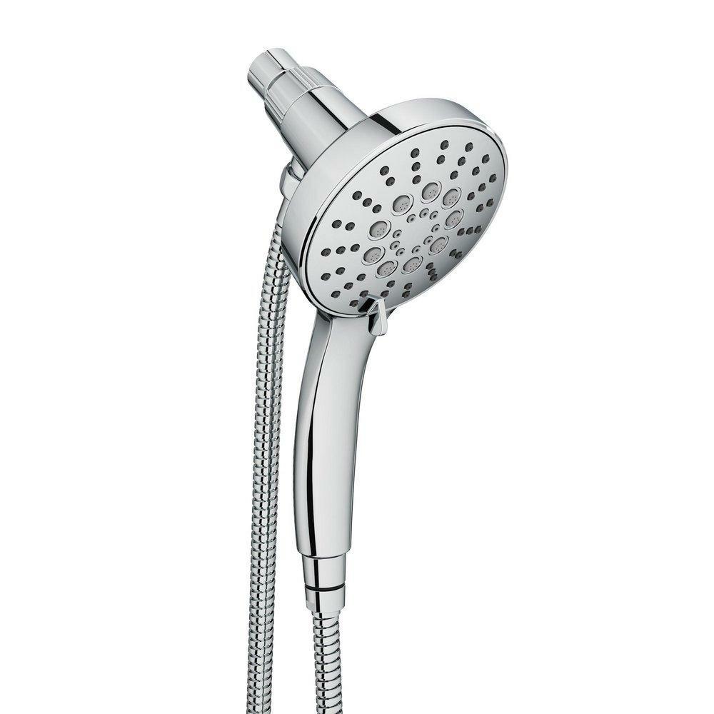 Multi Function Magnetic Hand Shower In Polished Chrome Bathroom Faucets