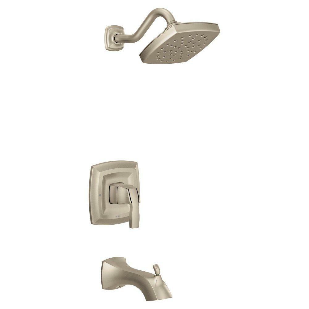 One Handle Single Function Bathtub & Shower Faucet In Brushed Nickel (Trim Only) Bathroom Faucets Brushed Nickel