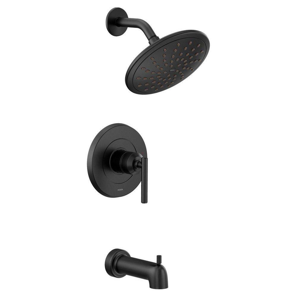 One Handle Single Function Bathtub & Shower Faucet In Matte Black (Trim Only) Bathroom Faucets Matte Black