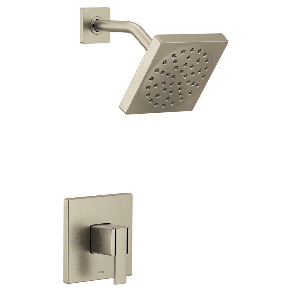 One Handle Single Function Shower Faucet In Brushed Nickel (Trim Only) Bathroom Faucets Brushed Nickel