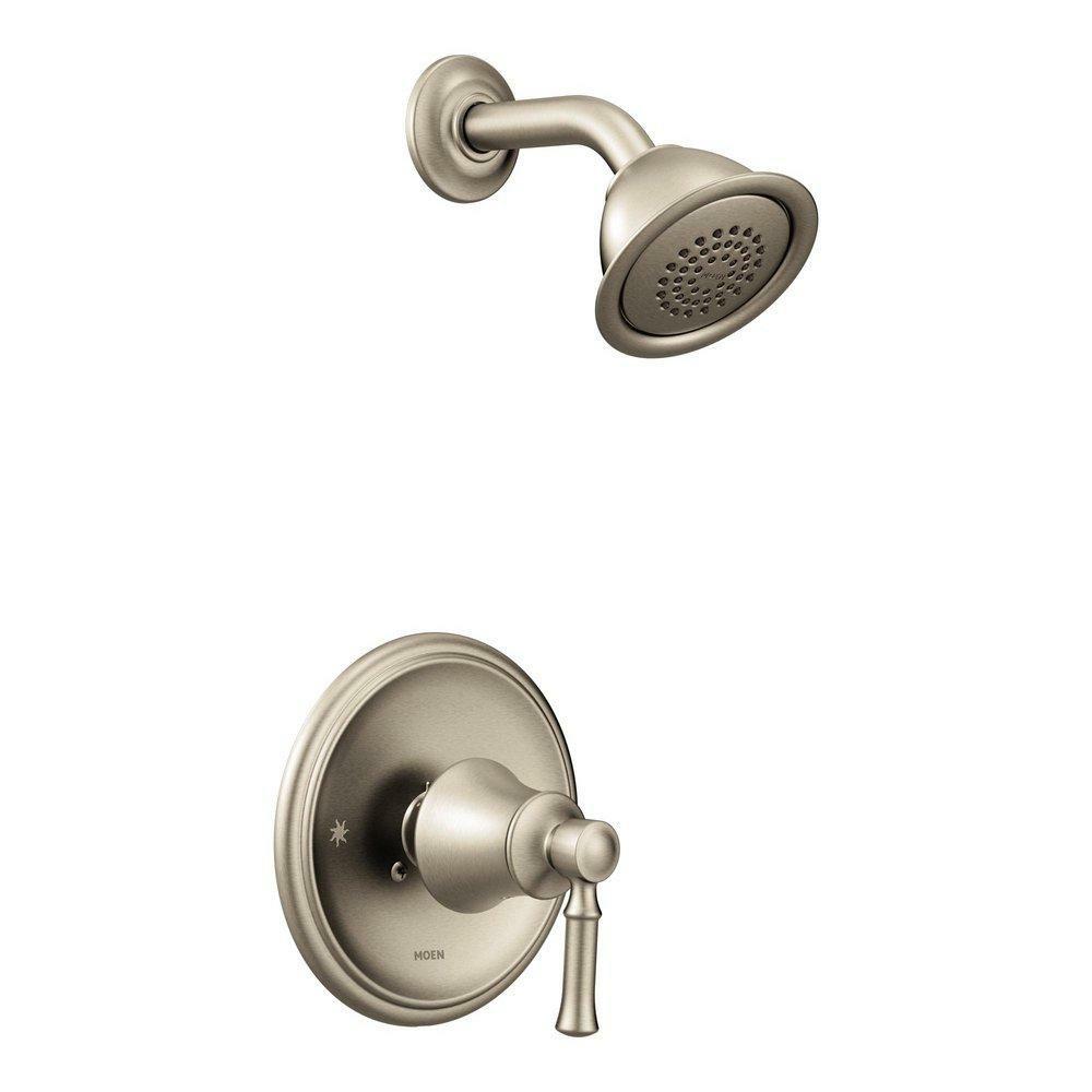 One Handle Single Function Shower Faucet In Brushed Nickel (Trim Only) Bathroom Faucets Brushed Nickel