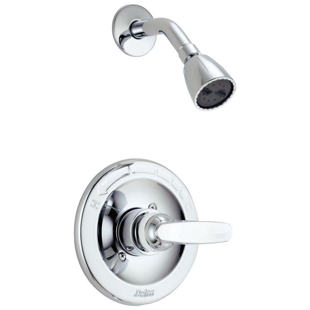 One Handle Single Function Shower Faucet In Chrome (Trim Only) Bathroom Faucets Chrome