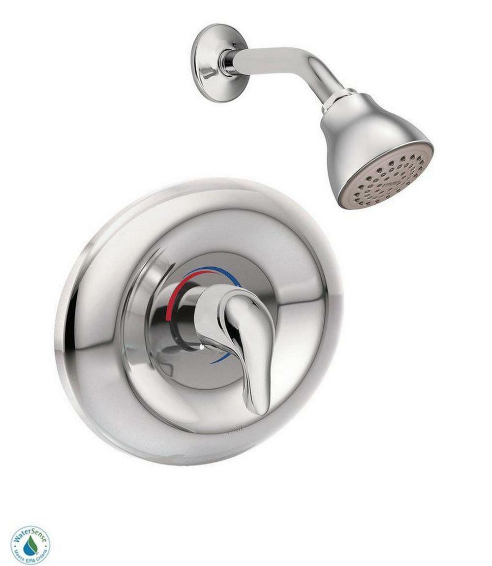 One Handle Single Function Shower Faucet In Chrome (Trim Only) Bathroom Faucets Chrome