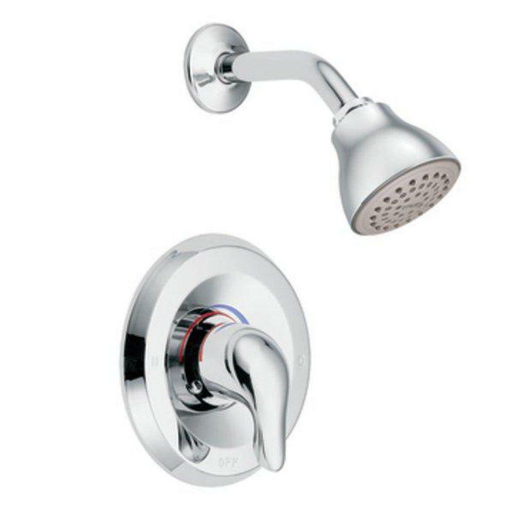 One Handle Single Function Shower Faucet In Chrome (Trim Only) Bathroom Faucets Chrome