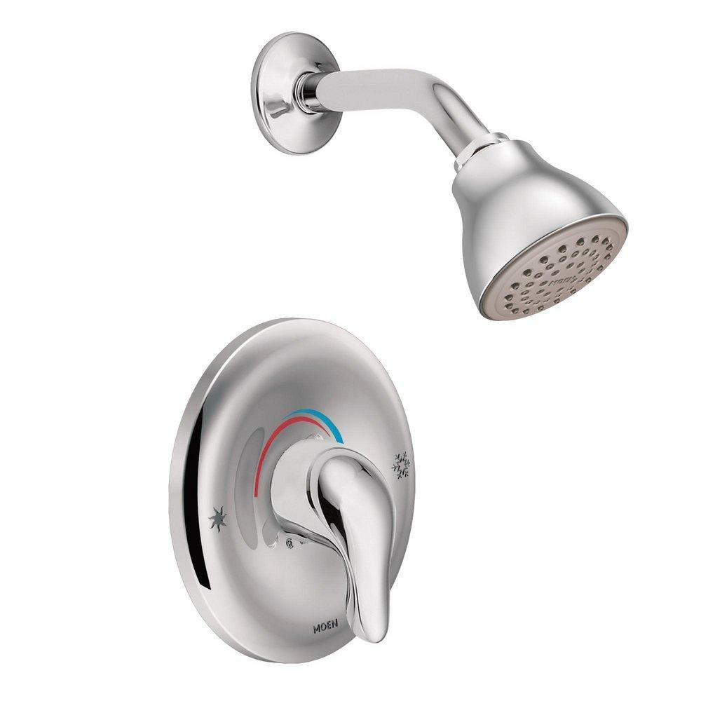 One Handle Single Function Shower Faucet In Chrome (Trim Only) Bathroom Faucets Chrome