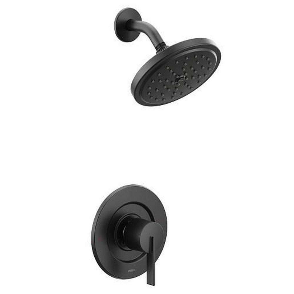 One Handle Single Function Shower Faucet In Matte Black (Trim Only) Bathroom Faucets Matte Black