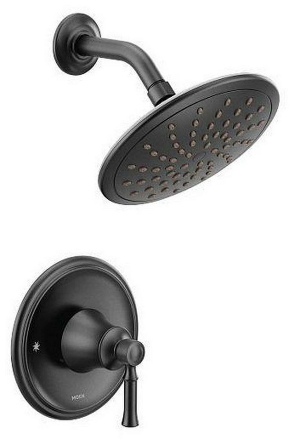 One Handle Single Function Shower Faucet In Matte Black (Trim Only) Bathroom Faucets Matte Black