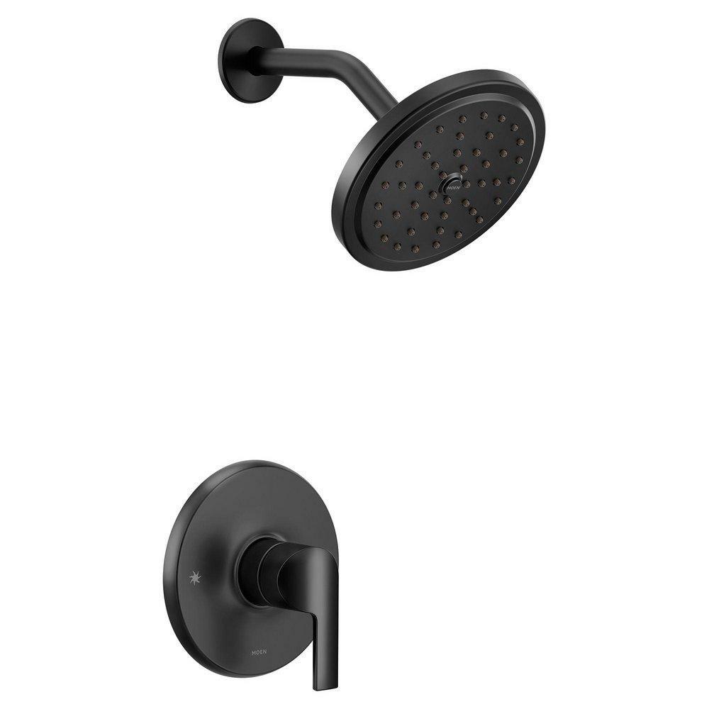 One Handle Single Function Shower Faucet In Matte Black (Trim Only) Bathroom Faucets Matte Black