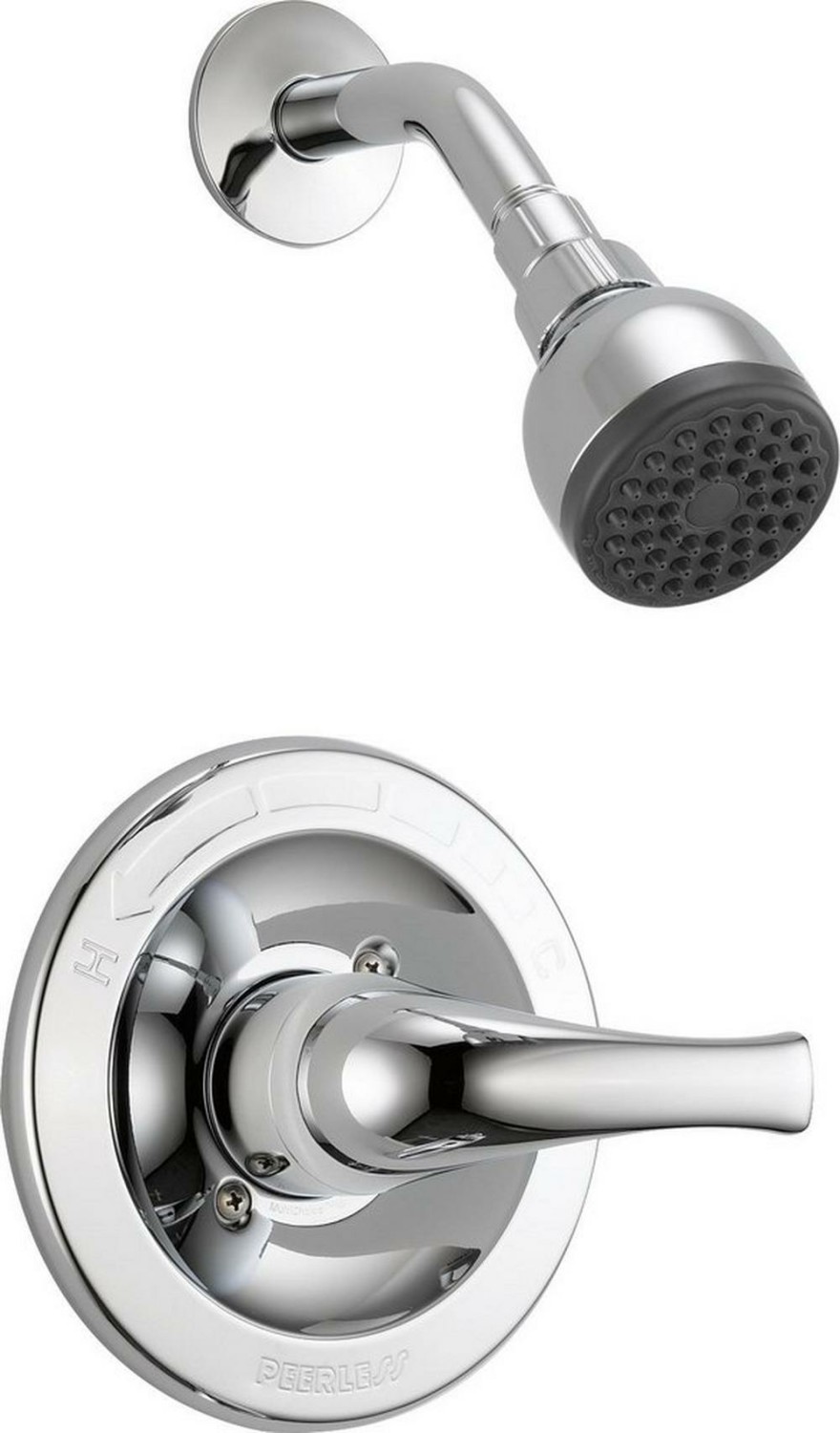 One Handle Single Function Shower Faucet In Polished Chrome (Trim Only) Bathroom Faucets Polished Chrome