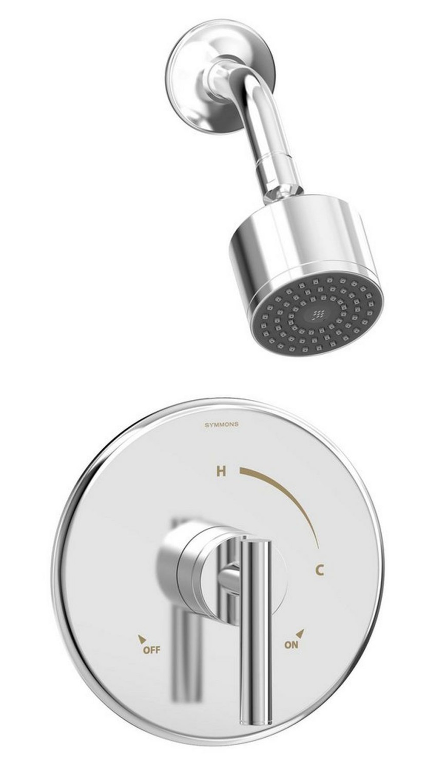 One Handle Single Function Shower Faucet In Polished Chrome (Trim Only) Bathroom Faucets Polished Chrome