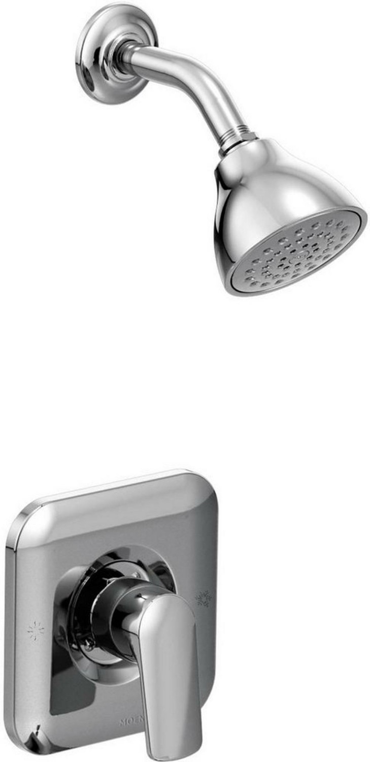 One Handle Single Function Shower Faucet In Polished Chrome (Trim Only) Bathroom Faucets Polished Chrome