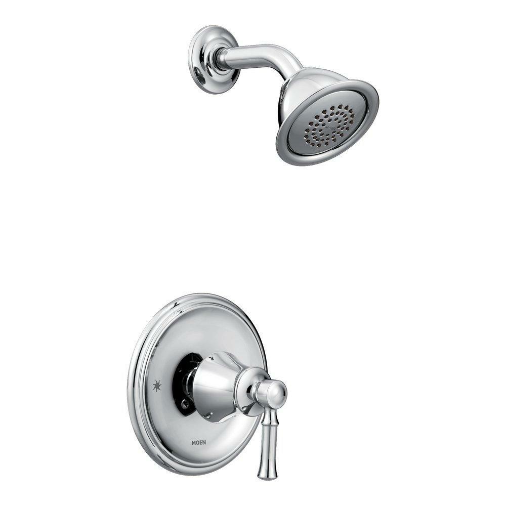 One Handle Single Function Shower Faucet In Polished Chrome (Trim Only) Bathroom Faucets Polished Chrome